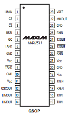 MAX2511 Datasheet PDF Maxim Integrated