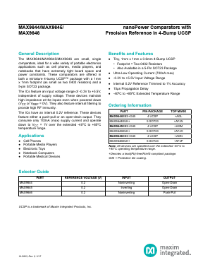 MAX9644 Datasheet PDF Maxim Integrated