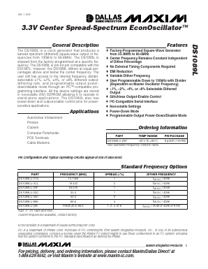 DS1089LU-450 Datasheet PDF Maxim Integrated