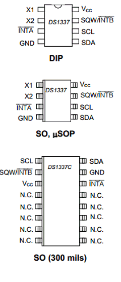 DS1337C- Datasheet PDF Maxim Integrated