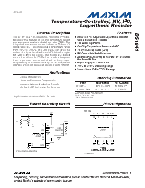 DS1841 Datasheet PDF Maxim Integrated