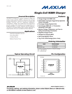 DS2710G Datasheet PDF Maxim Integrated