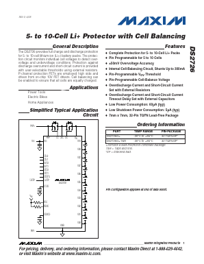 DS2726G-TR Datasheet PDF Maxim Integrated