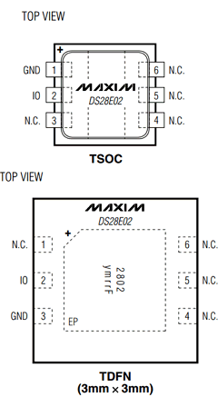 DS28E02P-TR Datasheet PDF Maxim Integrated