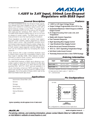 MAX15029 Datasheet PDF Maxim Integrated