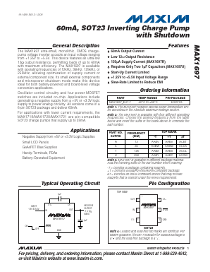 MAX1697U Datasheet PDF Maxim Integrated