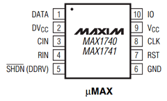 MAX1741EUB Datasheet PDF Maxim Integrated