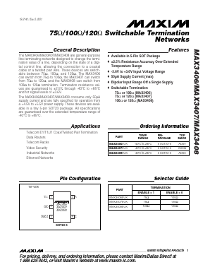 MAX3408EUK Datasheet PDF Maxim Integrated