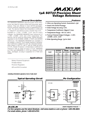 MAX6008AEUR-T Datasheet PDF Maxim Integrated