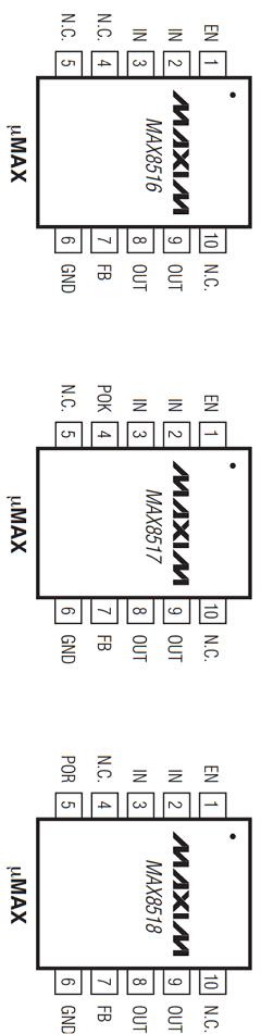 MAX8516 Datasheet PDF Maxim Integrated