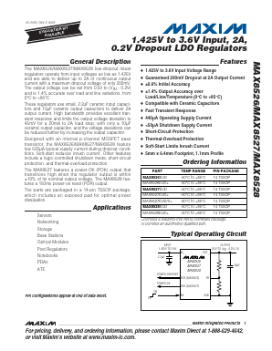 MAX8526 Datasheet PDF Maxim Integrated