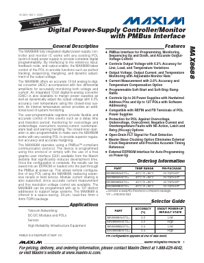 MAX8688BHETG+ Datasheet PDF Maxim Integrated