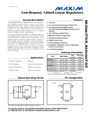 MAX8864T Datasheet PDF Maxim Integrated