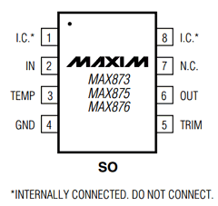 MAX876 Datasheet PDF Maxim Integrated