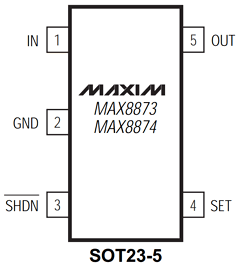 MAX8873 Datasheet PDF Maxim Integrated