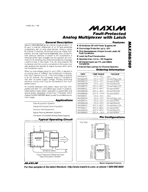MAX369EJN Datasheet PDF Maxim Integrated