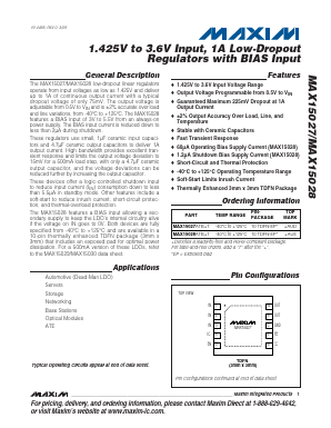 MAX15027 Datasheet PDF Maxim Integrated