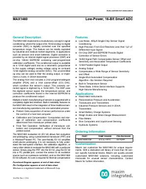 MAX1460 Datasheet PDF Maxim Integrated