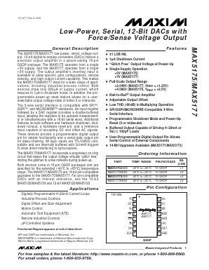 MAX5175B Datasheet PDF Maxim Integrated