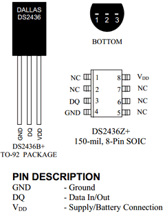DS2436Z-R Datasheet PDF Maxim Integrated