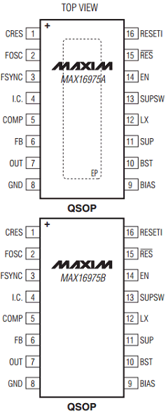 MAX16975 Datasheet PDF Maxim Integrated