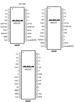 MAX3160ECAP-T Datasheet PDF Maxim Integrated