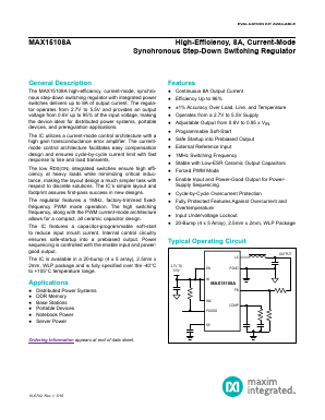 MAX15108A Datasheet PDF Maxim Integrated