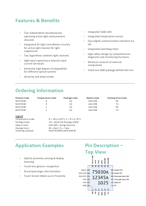 MLX75030 Datasheet PDF Melexis Microelectronic Systems 