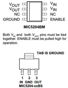 MIC5204BS Datasheet PDF Micrel