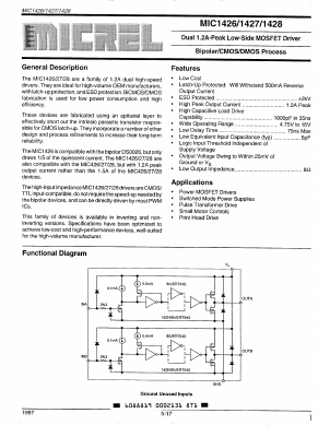 MIC1426 Datasheet PDF Micrel