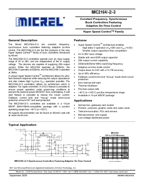 MIC2164-2YMM Datasheet PDF Micrel