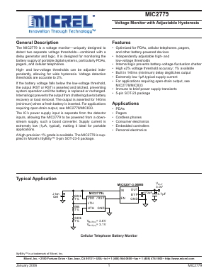 MIC2779 Datasheet PDF Micrel