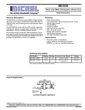 MIC5248 Datasheet PDF Micrel