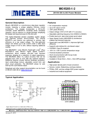 MIC45205-1 Datasheet PDF Micrel