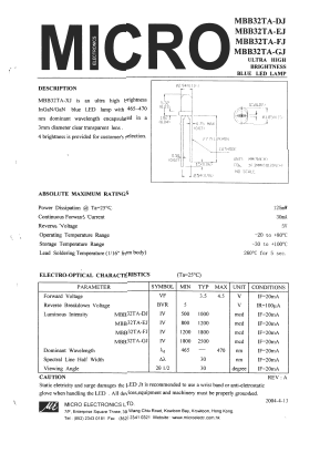 MBB32TA Datasheet PDF Micro Electronics