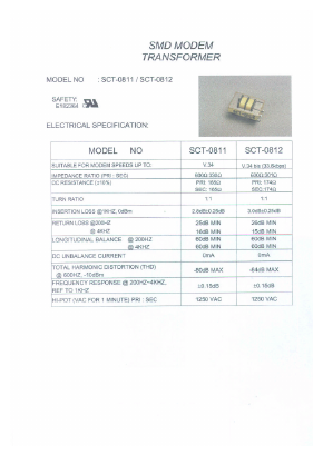 SCT-081X Datasheet PDF Micro Electronics