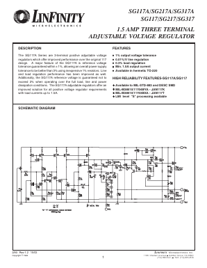 SG117AK/DESC Datasheet PDF Micro Electronics