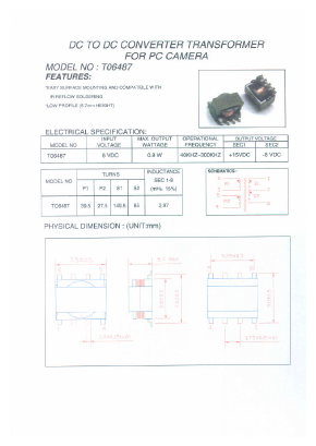 T06487 Datasheet PDF Micro Electronics