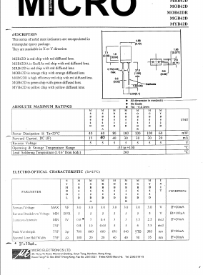 MGB62D Datasheet PDF Micro Electronics
