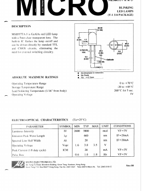 MSB557TA-5 Datasheet PDF Micro Electronics