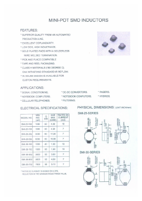 SMI-30 Datasheet PDF Micro Electronics