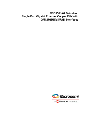 VSC8541-02 Datasheet PDF Microchip Technology