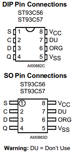 ST93C56 Datasheet PDF Microchip Technology