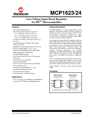 MCP1624 Datasheet PDF Microchip Technology