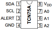 TCN75AVOA Datasheet PDF Microchip Technology