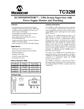 TC32MCDB Datasheet PDF Microchip Technology