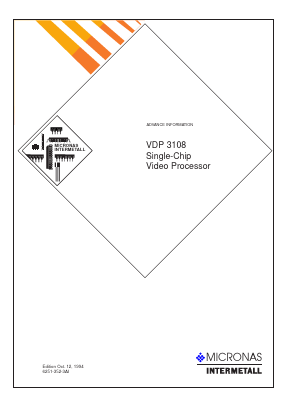 VDP3108 Datasheet PDF Micronas