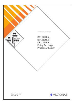DPL3520A Datasheet PDF Micronas