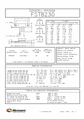 82CNQ030A Datasheet PDF Microsemi Corporation