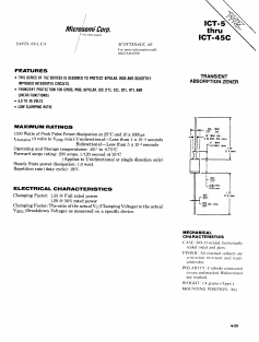 ICT-10C Datasheet PDF Microsemi Corporation